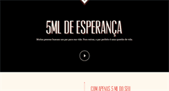 Desktop Screenshot of 5mldeesperanca.com.br